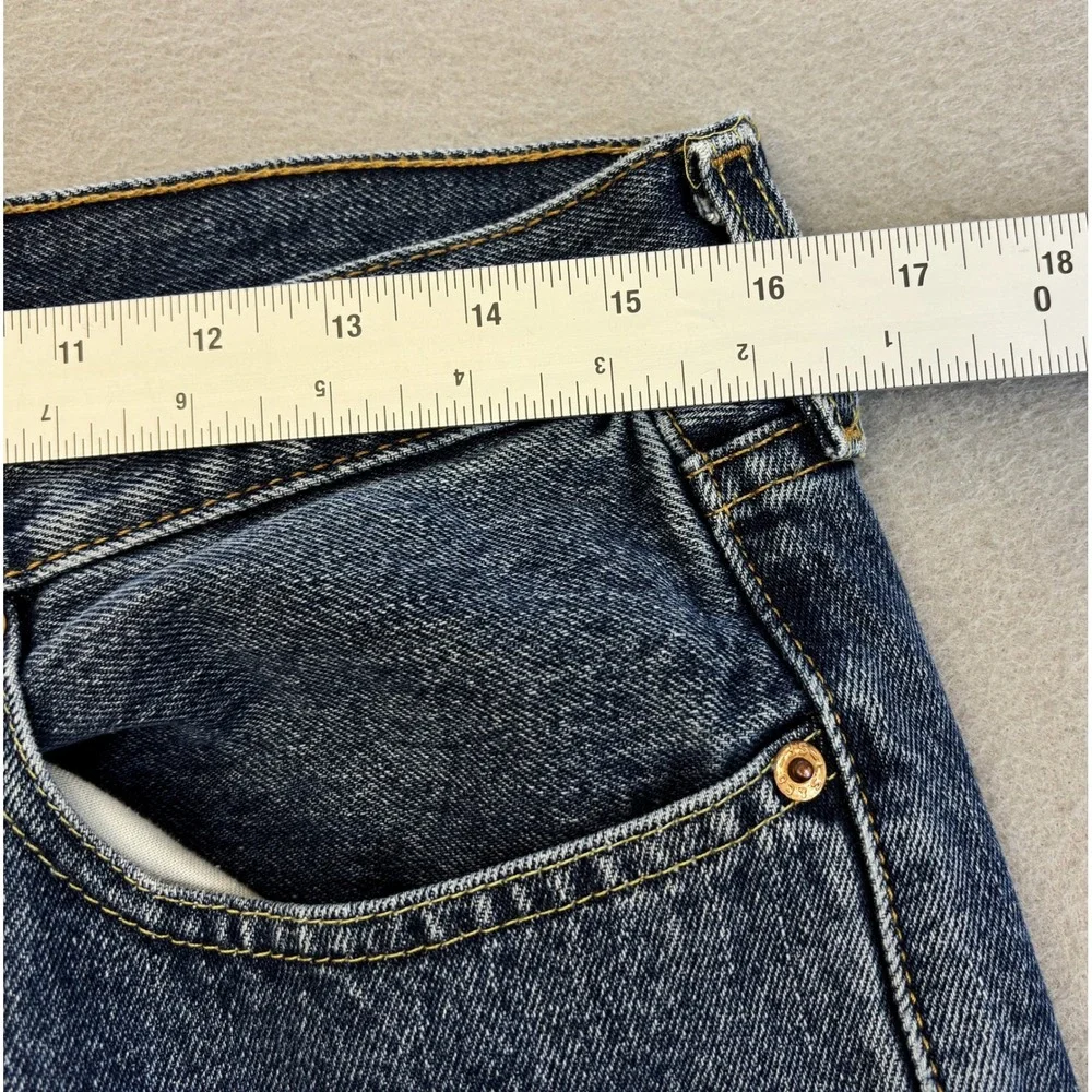 Levis 550 Relaxed Fit Jeans Mens 32x32 Blue Tapered Leg Denim Dark Wash Gorpcore